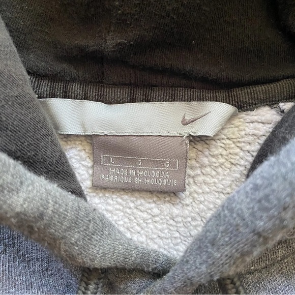 Y2k Nike Embroidered Swoosh Hoodie size large see desc - Picture 5 of 8